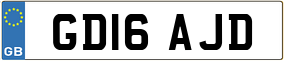 Truck License Plate